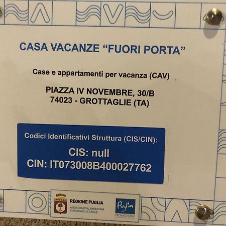 Affittacamere Fuori Porta Grottaglie Kültér fotó